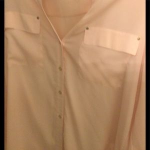 Calvin Klein light pink blouse